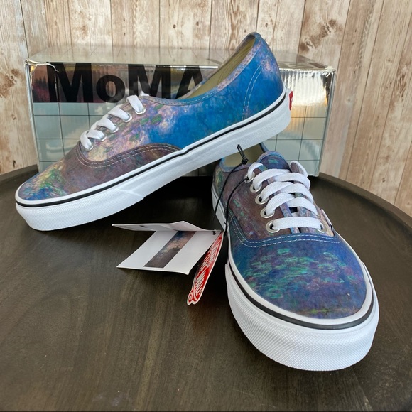 Vans Authentic MoMa Claude Monet Waterlilies Shoes - Picture 2 of 11